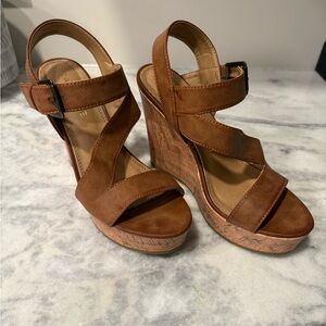 Rampage Strappy Wedge Sandals